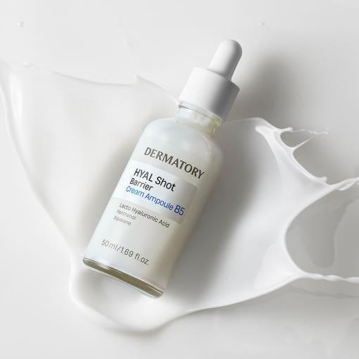 DERMATORY Hyal Shot Barrier Cream Ampoule B5 50ml | Intense Hydration & Skin Barrier Repair